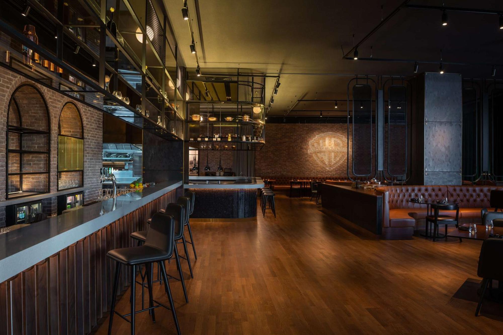 Hotel The Wb Abu Dhabi, Curio Collection By Hilton Exterior foto Interior of the restaurant